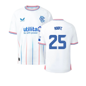 2023-2024 Rangers Away Shirt (Kids) (Roofe 25)