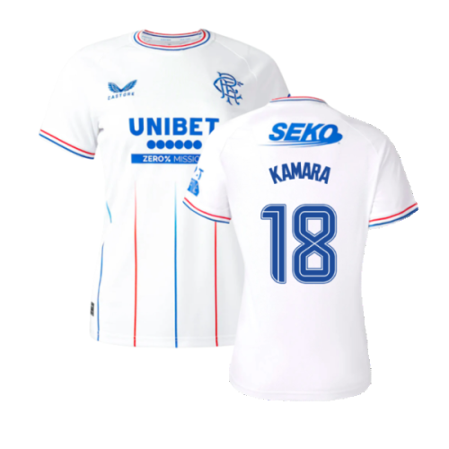 2023-2024 Rangers Away Shirt (Ladies) (Kamara 18)