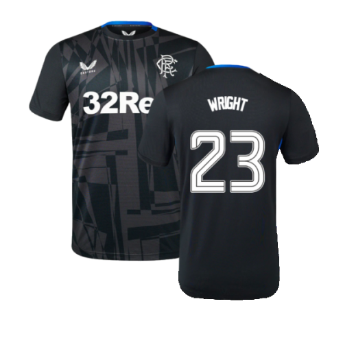 2023-2024 Rangers Coaches Training Tee (Ebony) (Wright 23)