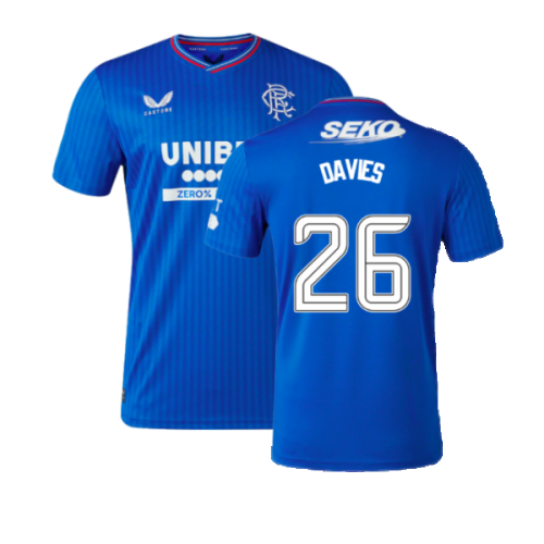 2023-2024 Rangers Home Shirt (Davies 26)