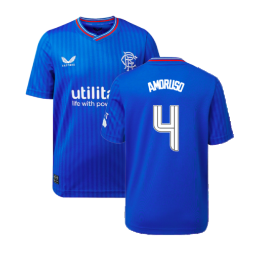 2023-2024 Rangers Home Shirt (Kids) (Amoruso 4)