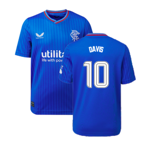 2023-2024 Rangers Home Shirt (Kids) (Davis 10)