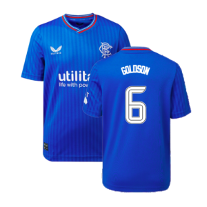 2023-2024 Rangers Home Shirt (Kids) (Goldson 6)