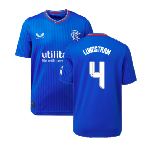 2023-2024 Rangers Home Shirt (Kids) (Lundstram 4)