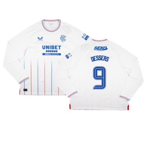 2023-2024 Rangers Long Sleeve Away Shirt (Dessers 9)