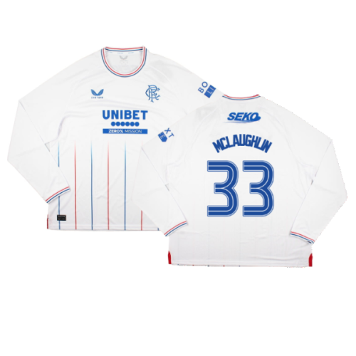 2023-2024 Rangers Long Sleeve Away Shirt (McLaughlin 33)