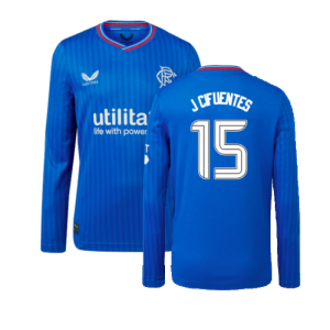 2023-2024 Rangers Long Sleeve Home Shirt (Kids) (J Cifuentes 15) 2023-2024 Rangers Long Sleeve Home Shirt (Kids) (J Cifuentes 15)