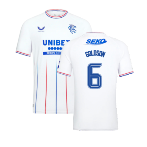 2023-2024 Rangers Pro Authentic Away Shirt (Goldson 6)