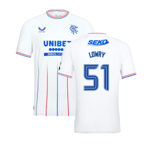 2023-2024 Rangers Pro Authentic Away Shirt (Lowry 51)