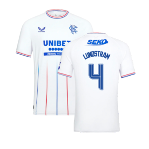 2023-2024 Rangers Pro Authentic Away Shirt (Lundstram 4)