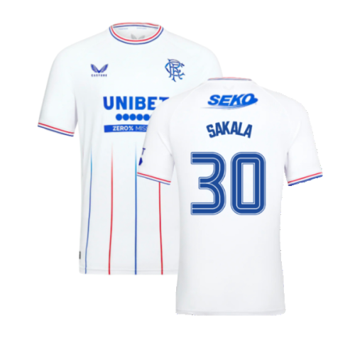 2023-2024 Rangers Pro Authentic Away Shirt (Sakala 30)