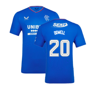 2023-2024 Rangers Pro Authentic Home Shirt (Dowell 20) 2023-2024 Rangers Pro Authentic Home Shirt (Dowell 20)