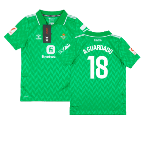 2023-2024 Real Betis Away Shirt (Kids) (A.GUARDADO 18)