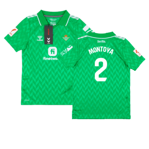 2023-2024 Real Betis Away Shirt (Kids) (MONTOYA 2)