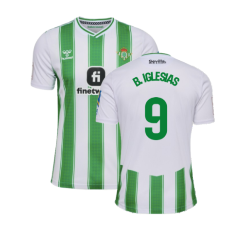 2023-2024 Real Betis Home Shirt (B. IGLESIAS 9)