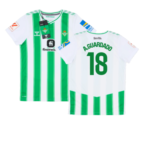 2023-2024 Real Betis Home Shirt (Kids) (A.GUARDADO 18)