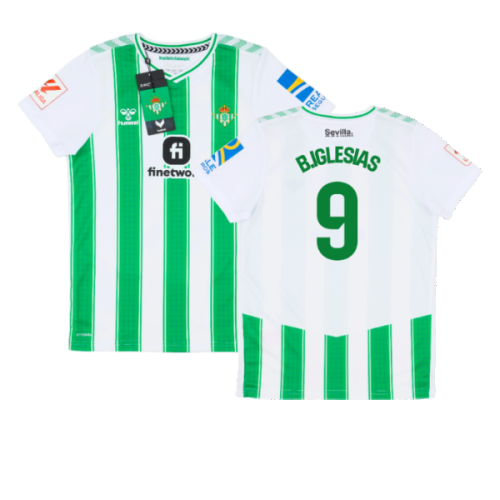 2023-2024 Real Betis Home Shirt (Kids) (B.IGLESIAS 9)