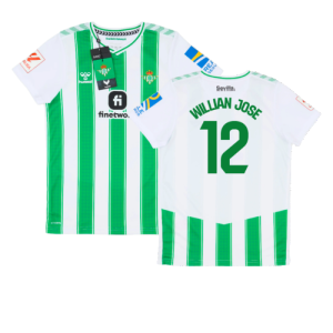 2023-2024 Real Betis Home Shirt (Kids) (WILLIAN JOSE 12)