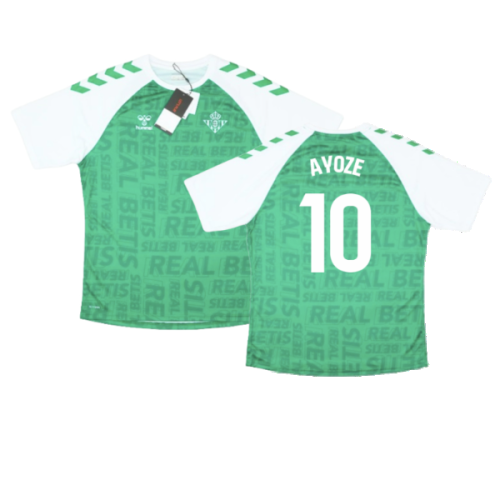 2023-2024 Real Betis Pre-Match Shirt (Green) (AYOZE 10)