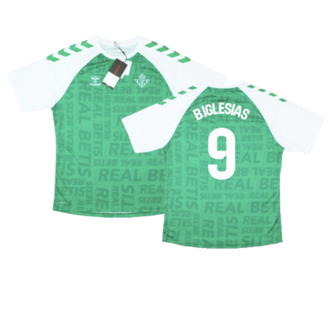 2023-2024 Real Betis Pre-Match Shirt (Green) (B.IGLESIAS 9)