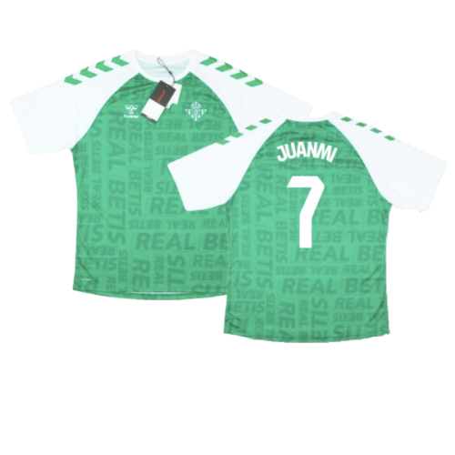 2023-2024 Real Betis Pre-Match Shirt (Green) (JUANMI 7)