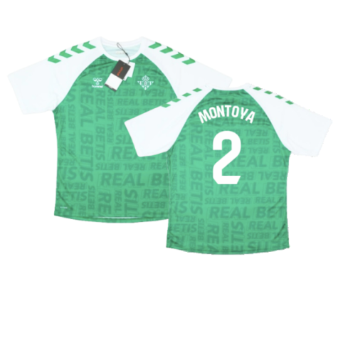 2023-2024 Real Betis Pre-Match Shirt (Green) (MONTOYA 2)