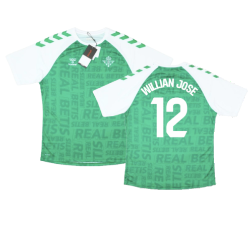 2023-2024 Real Betis Pre-Match Shirt (Green) (WILLIAN JOSE 12)