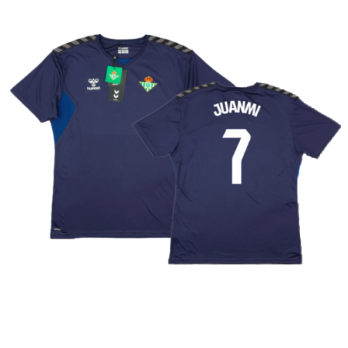 2023-2024 Real Betis Training Shirt (Navy) (JUANMI 7)