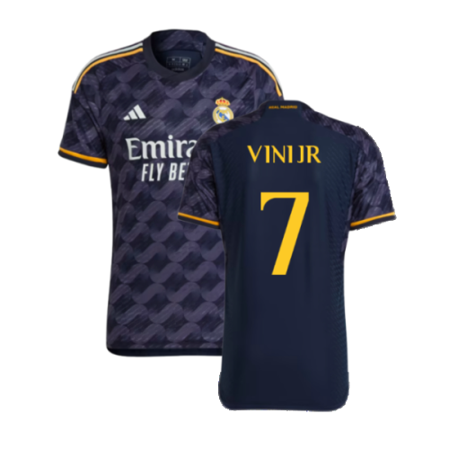 2023-2024 Real Madrid Authentic Away Shirt (Vini Jr 7)