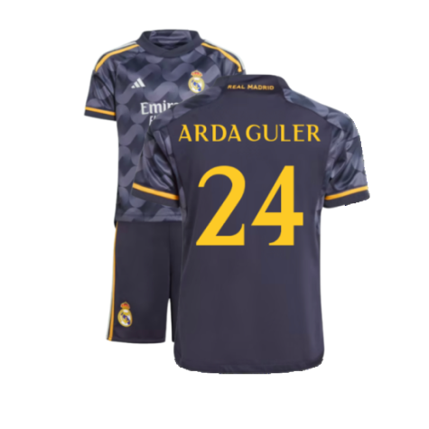 2023-2024 Real Madrid Away Mini Kit (Arda Guler 24)