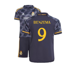 2023-2024 Real Madrid Away Mini Kit (Benzema 9)