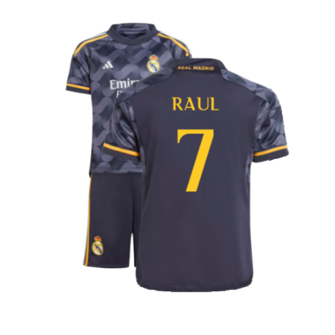 2023-2024 Real Madrid Away Mini Kit (Raul 7)