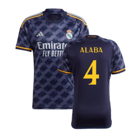 2023-2024 Real Madrid Away Shirt (Alaba 4)