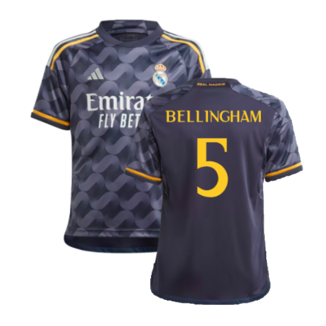 2023-2024 Real Madrid Away Shirt (Kids) (Bellingham 5)