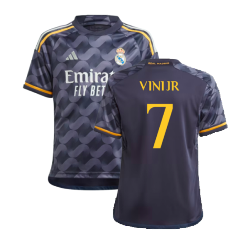 2023-2024 Real Madrid Away Shirt (Kids) (Vini Jr 7)