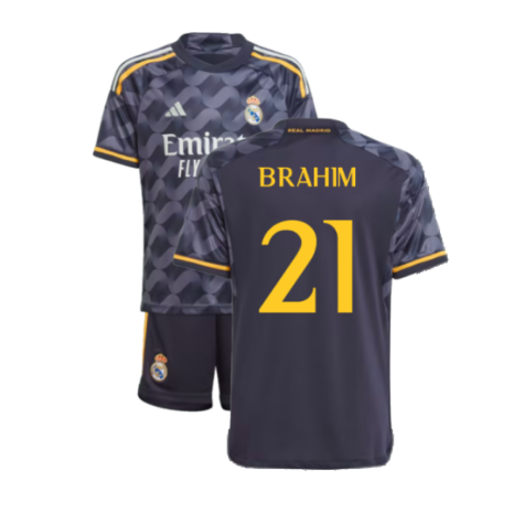 2023-2024 Real Madrid Away Youth Kit (Brahim 21)