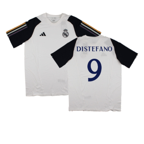 2023-2024 Real Madrid Core Tee (White) (Di Stefano 9)