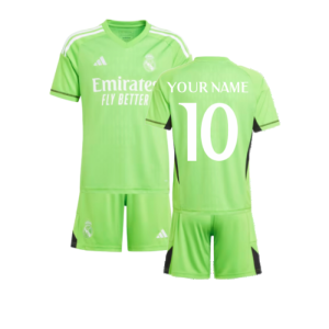 2023-2024 Real Madrid Home Goalkeeper Youth Kit