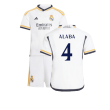 2023-2024 Real Madrid Home Mini Kit (Alaba 4)