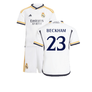 2023-2024 Real Madrid Home Mini Kit (Beckham 23)