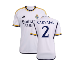 2023-2024 Real Madrid Home Shirt (Carvajal 2)