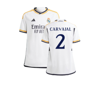 2023-2024 Real Madrid Home Shirt (Kids) (Carvajal 2) 2023-2024 Real Madrid Home Shirt (Kids) (Carvajal 2)