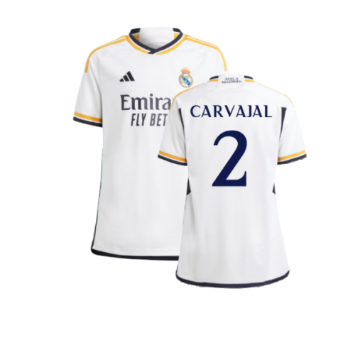 2023-2024 Real Madrid Home Shirt (Kids) (Carvajal 2)