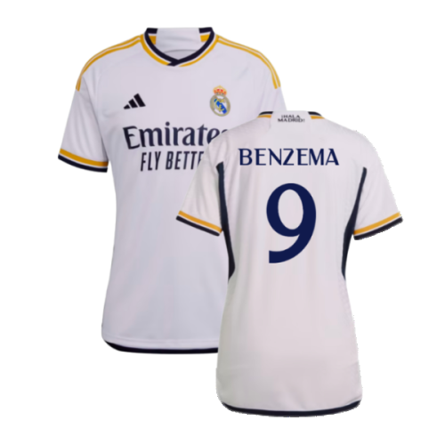 2023-2024 Real Madrid Home Shirt (Ladies) (Benzema 9)