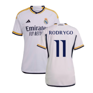 2023-2024 Real Madrid Home Shirt (Ladies) (Rodrygo 11) 2023-2024 Real Madrid Home Shirt (Ladies) (Rodrygo 11)