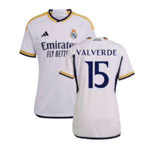 2023-2024 Real Madrid Home Shirt (Ladies) (Valverde 15) 2023-2024 Real Madrid Home Shirt (Ladies) (Valverde 15)