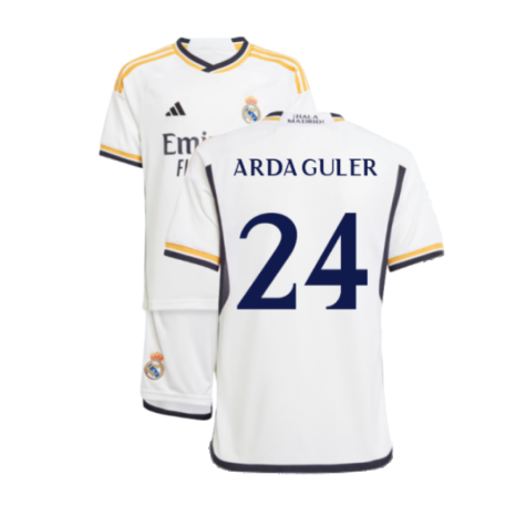 2023-2024 Real Madrid Home Youth Kit (Arda Guler 24)