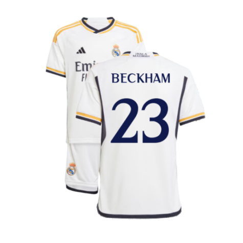 2023-2024 Real Madrid Home Youth Kit (Beckham 23)