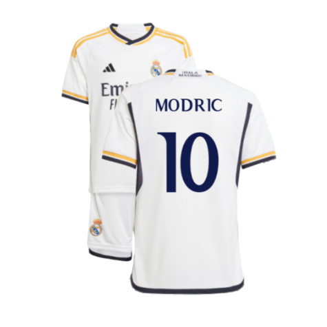 2023-2024 Real Madrid Home Youth Kit (Modric 10)