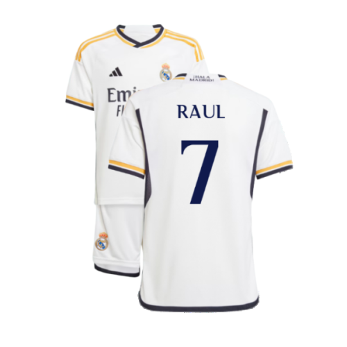 2023-2024 Real Madrid Home Youth Kit (Raul 7)